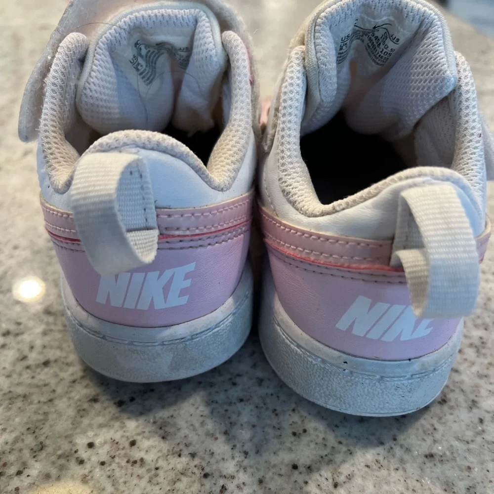 Nike Shoes toddler girl size 9 pink and white